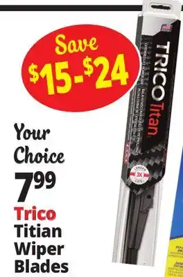 Ocean State Job Lot Titian Wiper Blades offer