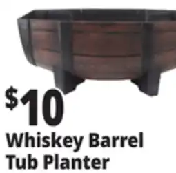 Ocean State Job Lot Whiskey Barrel Tub Planter offer