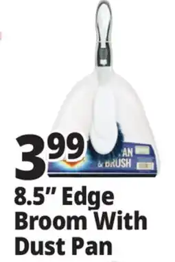 Ocean State Job Lot 8.5 Edge Broom With Dust Pan offer