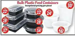 Ocean State Job Lot Bulk Plastic Food Containers offer