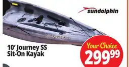 Ocean State Job Lot 10' Journey SS Sit-On Kayak offer