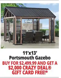 Ocean State Job Lot 11'x13' Portsmouth Gazebo offer