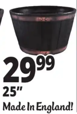 Ocean State Job Lot Resin Whiskey Barrel Planters 25 offer