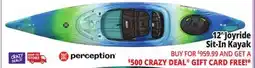 Ocean State Job Lot 12' Joyride Sit-In Kayak offer