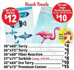 Ocean State Job Lot Beach Towels offer