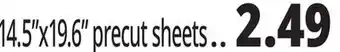 Ocean State Job Lot Precut sheets offer