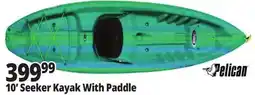 Ocean State Job Lot 10' Seeker Kayak With Paddle offer
