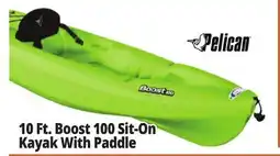 Ocean State Job Lot Pelican 10 Ft. Boost 100 Sit-On Kayak With Paddle offer