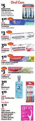 Ocean State Job Lot Oral Care offer