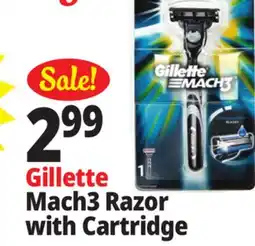 Ocean State Job Lot Gillette Mach3 Razor with Cartridge offer