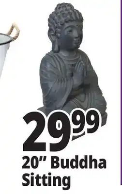 Ocean State Job Lot 20 Buddha Sitting Yard Decor offer
