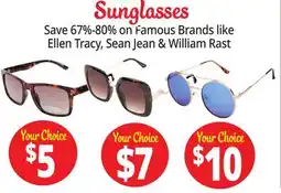 Ocean State Job Lot Sunglasses offer