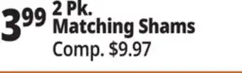 Ocean State Job Lot 2 Pk. Matching Shams offer