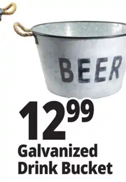 Ocean State Job Lot Galvanized Drink Bucket offer