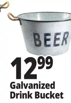 Ocean State Job Lot Galvanized Drink Bucket offer