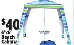 Ocean State Job Lot 6'x6' Beach Cabana offer