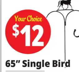Ocean State Job Lot 65 Single Bird Shepherd Hooks offer