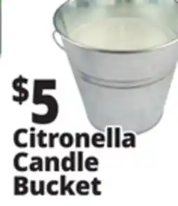 Ocean State Job Lot Citronella Candle Bucket offer