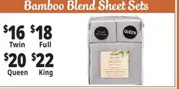 Ocean State Job Lot Bamboo Blend Sheet Sets offer