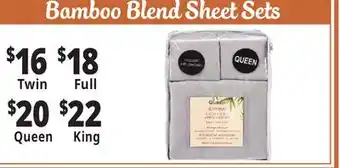 Ocean State Job Lot Bamboo Blend Sheet Sets offer