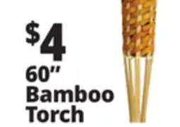 Ocean State Job Lot 60 Bamboo Torch offer