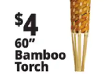 Ocean State Job Lot 60 Bamboo Torch offer