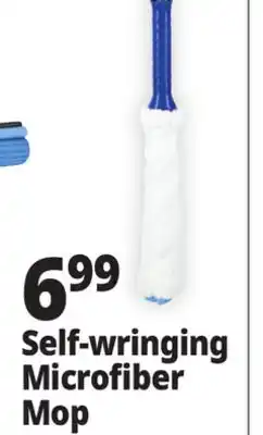 Ocean State Job Lot Self-wringing Microfiber Mop offer