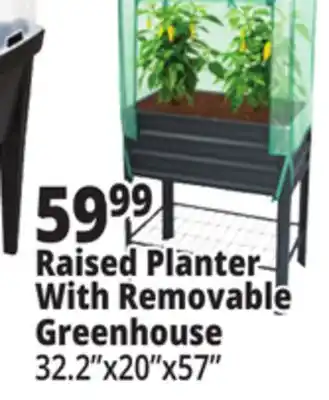 Ocean State Job Lot Raised Planter With Removable Greenhouse offer