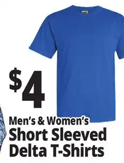 Ocean State Job Lot Men's & Women's Short Sleeved Delta T-Shirts offer