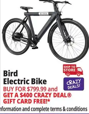 Ocean State Job Lot Bird Electric Bike offer