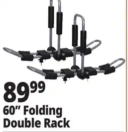 Ocean State Job Lot 60 Folding Double Rack offer