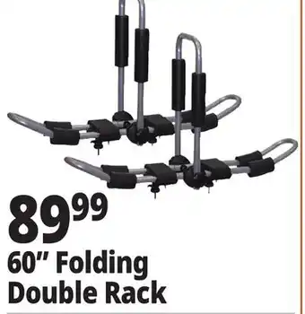 Ocean State Job Lot 60 Folding Double Rack offer