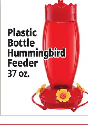 Ocean State Job Lot Plastic Bottle Hummingbird Feeder offer