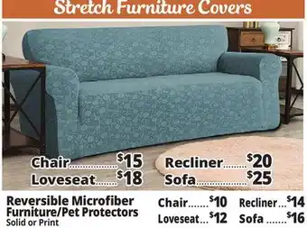 Ocean State Job Lot Stretch Furniture Covers offer