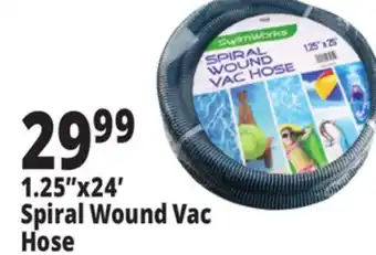 Ocean State Job Lot 1.25x24' Spiral Wound Vac Hose offer