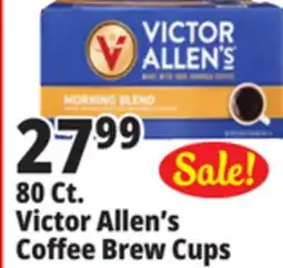 Ocean State Job Lot 80 Ct. Victor Allen's Coffee Brew Cups offer