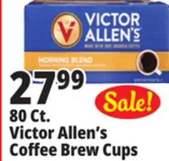 Ocean State Job Lot 80 Ct. Victor Allen's Coffee Brew Cups offer