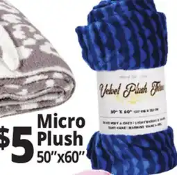 Ocean State Job Lot Micro Plush Throw Blankets offer