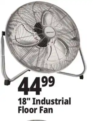 Ocean State Job Lot 18 Industrial Floor Fan offer