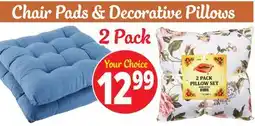 Ocean State Job Lot Chair Pads & Decorative Pillows offer