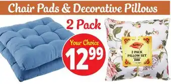 Ocean State Job Lot Chair Pads & Decorative Pillows offer