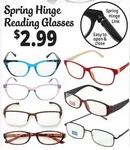 Ocean State Job Lot Spring Hinge Reading Glasses offer