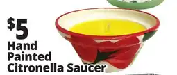 Ocean State Job Lot Hand Painted Citronella Saucer offer