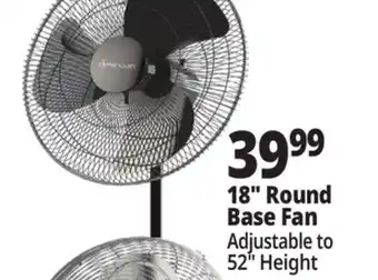 Ocean State Job Lot 18 Round Base Fan offer