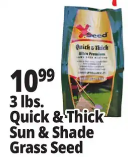 Ocean State Job Lot 3 lbs. Quick & Thick Sun & Shade Grass Seed offer