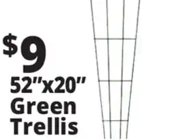 Ocean State Job Lot 52x20 Green Trellis offer