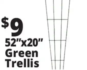 Ocean State Job Lot 52x20 Green Trellis offer