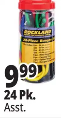 Ocean State Job Lot 24 Pk. Bungee Cords offer