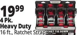 Ocean State Job Lot 4 Pk. Heavy Duty Tie-Downs offer