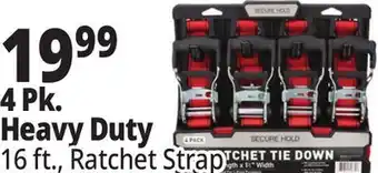 Ocean State Job Lot 4 Pk. Heavy Duty Tie-Downs offer